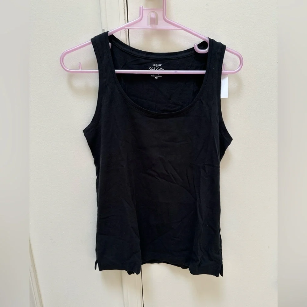 J Crew Black Tank Top